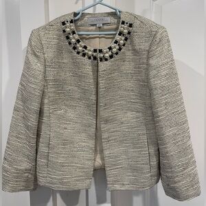 Women's Striped Jacket - goldish